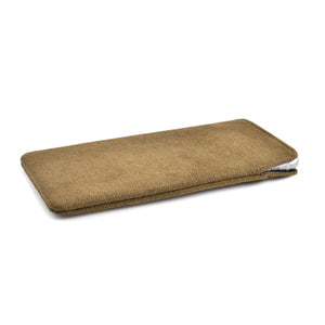 iPhone Alcantara Pouch Tan - Wrappers UK