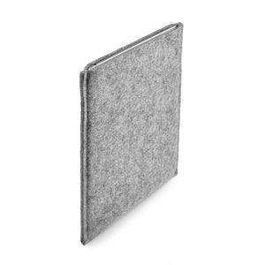 iPad Wool Felt Cover Grey Portrait - Wrappers UK