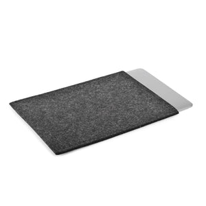 MacBook 12 inch Wool Felt Charcoal Portrait - Wrappers UK