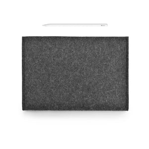 iPad Wool Felt Cover Charcoal Landscape with Pencil Holder - Wrappers UK