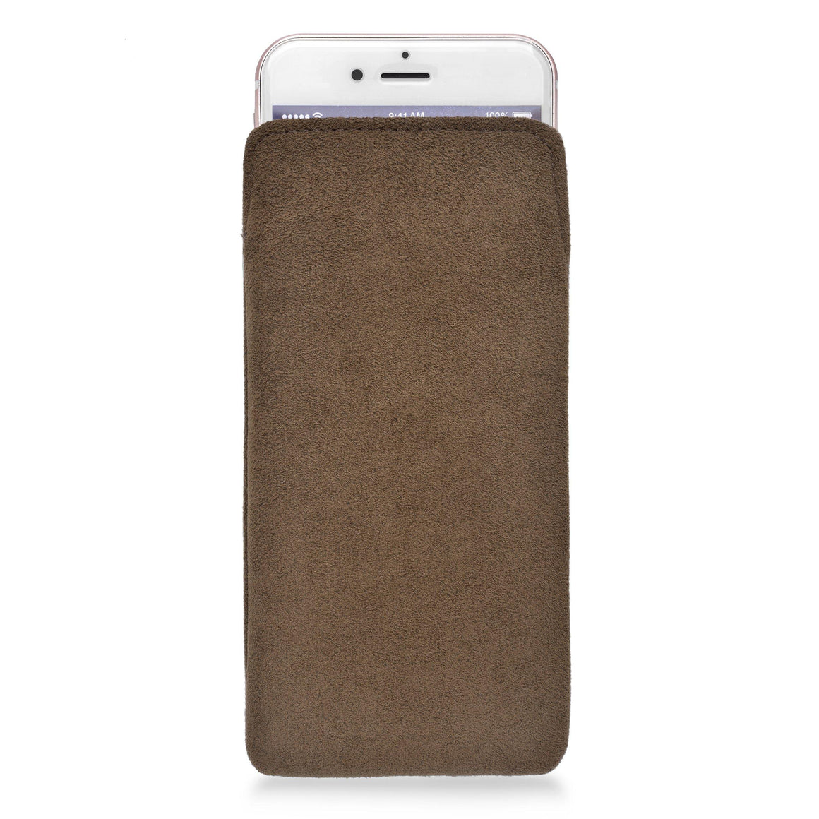 iPhone Alcantara Pouch Tawny - Wrappers UK