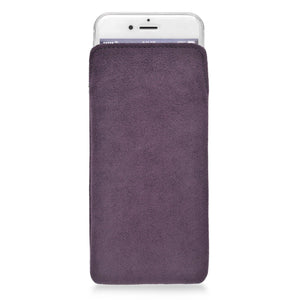 iPhone Alcantara Pouch Plum - Wrappers UK