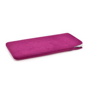 iPhone Alcantara Pouch Pink - Wrappers UK