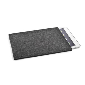 iPad Pro 10.5 Wool Felt Cover Charcoal Portrait - Wrappers UK