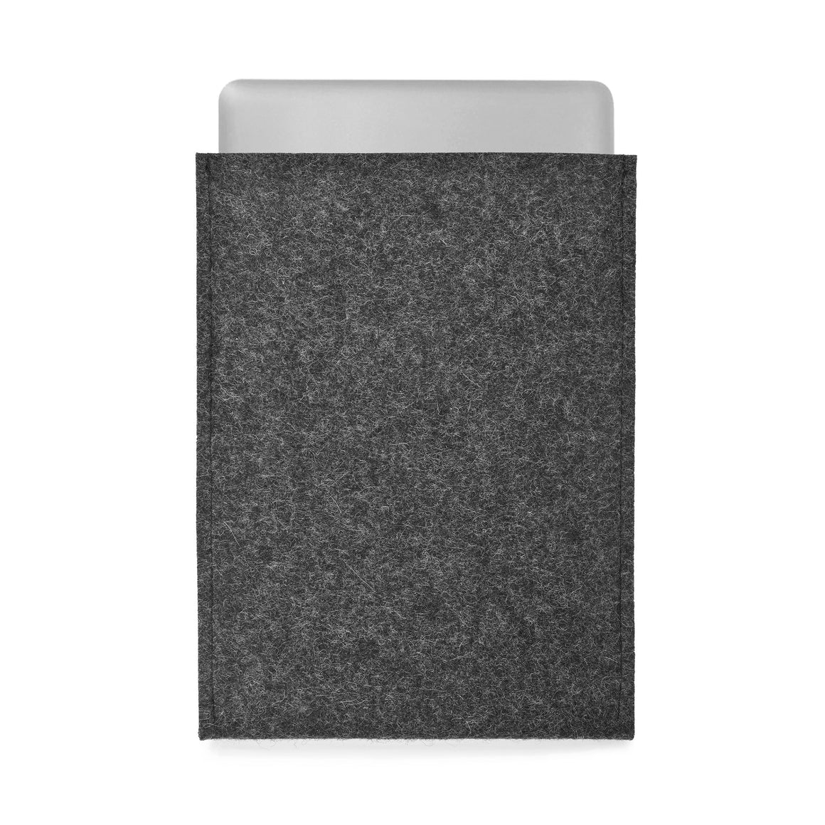 MacBook Wool Felt Charcoal Portrait - Wrappers UK