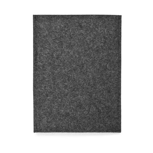 iPad Wool Felt Cover Charcoal Portrait - Wrappers UK
