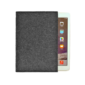 iPad Pro 12.9 inch Wool Felt Cover Charcoal Landscape - Wrappers UK