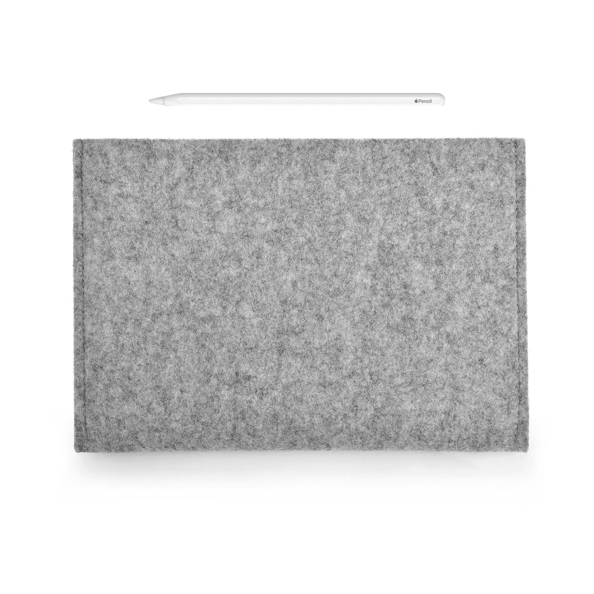 iPad Wool Felt Grey Landscape with Pencil Holder - Wrappers UK