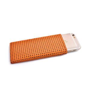 iPhone Alcantara Slip-Case Orange - Wrappers UK